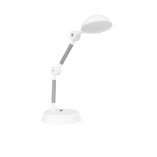 GloboStar® 202-0062 Μοντέρνο Επιτραπέζιο Φωτιστικό LED 6W 540lm 120° AC220-240V IP20 Ψυχρό Λευκό 6000K Λευκό Πλαστικό - Μ20 x Π14.5 xΥ33cm  - 2 Χρόνια Εγγύηση