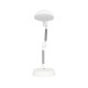 GloboStar® 202-0062 Μοντέρνο Επιτραπέζιο Φωτιστικό LED 6W 540lm 120° AC220-240V IP20 Ψυχρό Λευκό 6000K Λευκό Πλαστικό - Μ20 x Π14.5 xΥ33cm  - 2 Χρόνια Εγγύηση