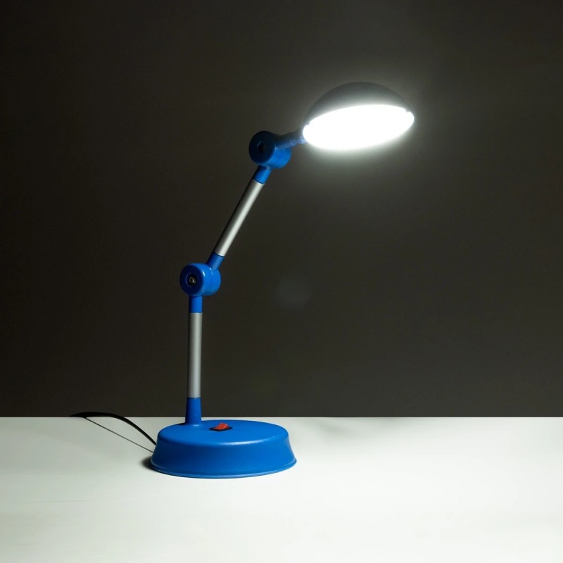 GloboStar® 202-0063 Μοντέρνο Επιτραπέζιο Φωτιστικό LED 6W 540lm 120° AC220-240V IP20 Ψυχρό Λευκό 6000K Μπλε Πλαστικό - Μ20 x Π14.5 xΥ33cm  - 2 Χρόνια Εγγύηση