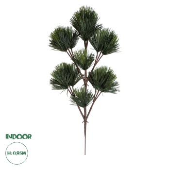 GloboStar® Artificial Garden PINUS MASSONIANA BRANCH 20218 Τεχνητό Διακοσμητικό Κλαδί Πεύκου Π52 x Υ95cm