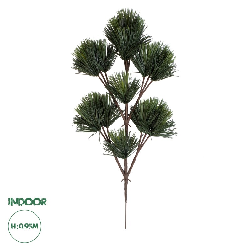 GloboStar® Artificial Garden PINUS MASSONIANA BRANCH 20218 Τεχνητό Διακοσμητικό Κλαδί Πεύκου Π52 x Υ95cm