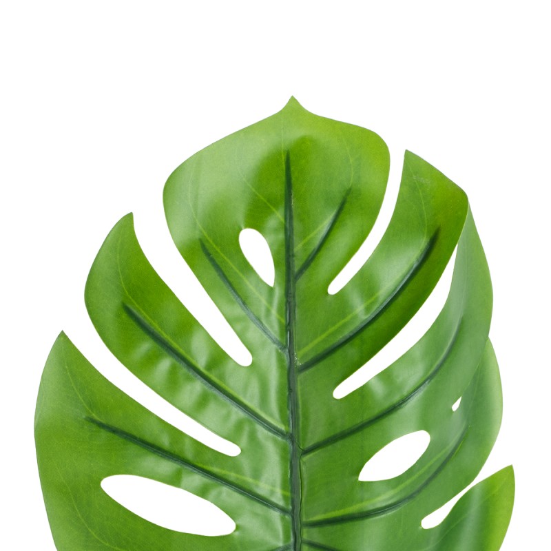 GloboStar® Artificial Garden MONSTERA LEAF 20223 - Τεχνητό Διακοσμητικό Φύλο Μονστέρας Π16 x Υ76cm