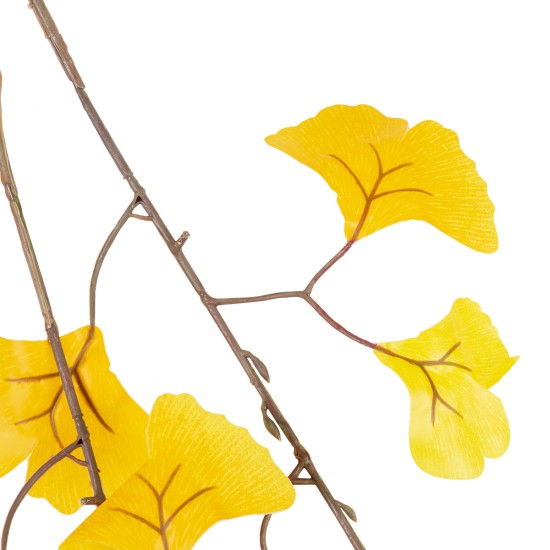 GloboStar® Artificial Garden GINKGO BRANCH 20229 10 x Τεχνητά Διακοσμητικά Κλαδία Γκίγκο Π50 x Υ65cm GloboStar® Artificial Garden GINKGO BRANCH 20229 10 x Τεχνητά Διακοσμητικά Κλαδία Γκίγκο Π50 x Υ65cm
