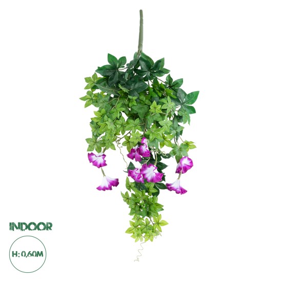 GloboStar® Artificial Garden MORNING GLORY HANGING BRANCH 20238 Τεχνητό Διακοσμητικό Κρεμαστό Φυτό Ιπομέα - Πρωϊνή Χαρά Υ60cm GloboStar® Artificial Garden MORNING GLORY HANGING BRANCH 20238 Τεχνητό Διακοσμητικό Κρεμαστό Φυτό Ιπομέα - Πρωϊνή Χαρά Υ60cm