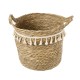 GloboStar® Artificial Garden SANTORINI 20286 Διακοσμητικό Πλεκτό Καλάθι - Κασπώ Γλάστρα - Flower Pot Μπεζ με Μακραμέ Φ31cm x Υ29cm GloboStar® Artificial Garden SANTORINI 20286 Διακοσμητικό Πλεκτό Καλάθι - Κασπώ Γλάστρα - Flower Pot Μπεζ με Μακραμέ Φ31cm x Υ29cm