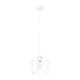 GloboStar® VORTEX 203-0001 Mοντέρνο Κρεμαστό Φωτιστικό Πλέγμα Μονόφωτο 1 x E27 IP20 Λευκό Μέταλλο - Μ23.5 x Π23.5 x Υ20cm GloboStar® VORTEX 203-0001 Mοντέρνο Κρεμαστό Φωτιστικό Πλέγμα Μονόφωτο 1 x E27 IP20 Λευκό Μέταλλο - Μ23.5 x Π23.5 x Υ20cm