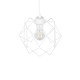 GloboStar® VORTEX 203-0001 Mοντέρνο Κρεμαστό Φωτιστικό Πλέγμα Μονόφωτο 1 x E27 IP20 Λευκό Μέταλλο - Μ23.5 x Π23.5 x Υ20cm GloboStar® VORTEX 203-0001 Mοντέρνο Κρεμαστό Φωτιστικό Πλέγμα Μονόφωτο 1 x E27 IP20 Λευκό Μέταλλο - Μ23.5 x Π23.5 x Υ20cm