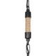 GloboStar® ZION 203-0003 Vintage Κρεμαστό Φωτιστικό Σχοινί Μονόφωτο 1 x E27 IP20 Μαύρο Μέταλλο με Μπεζ Σχοινί - Μ33 x Π33 x Υ29cm GloboStar® ZION 203-0003 Vintage Κρεμαστό Φωτιστικό Σχοινί Μονόφωτο 1 x E27 IP20 Μαύρο Μέταλλο με Μπεζ Σχοινί - Μ33 x Π33 x Υ29cm