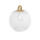 GLOBOSTAR® WIRE 203-0005 Μοντέρνο Κρεμαστό Φωτιστικό Οροφής με Ντουί 1 x E27 AC 220-240V IP20 - Λευκό & Χρυσό - Μ25 x Π25 x Υ30cm GloboStar® WIRE 203-0005 Μοντέρνο Κρεμαστό Φωτιστικό Πλέγμα Μονόφωτο 1 x E27 IP20 Λευκό Μέταλλο - Μ25 x Π25 x Υ30cm