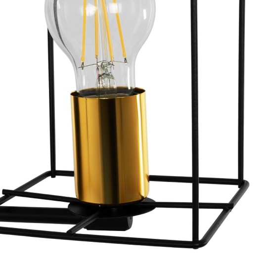 GloboStar® CYRA 203-0012 Μοντέρνο Επιτοίχιο Φωτιστικό Απλίκα Μονόφωτο 1 x E27 IP20 Μαύρο & Χρυσό Μέταλλο - Μ14 x Π21 x Υ22cm GloboStar® CYRA 203-0012 Μοντέρνο Επιτοίχιο Φωτιστικό Απλίκα Μονόφωτο 1 x E27 IP20 Μαύρο & Χρυσό Μέταλλο - Μ21 x Π21 x Υ19cm