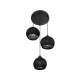GloboStar® YASAM 203-0022 Vintage Κρεμαστό Φωτιστικό Πλέγμα Τρίφωτο 3 x E27 IP20 Μαύρο Ρατάν - Μ42 x Π42 x Υ54cm GloboStar® YASAM 203-0022 Vintage Κρεμαστό Φωτιστικό Πλέγμα Τρίφωτο 3 x E27 IP20 Μαύρο Ρατάν - Μ42 x Π42 x Υ54cm