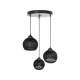 GloboStar® YASAM 203-0022 Vintage Κρεμαστό Φωτιστικό Πλέγμα Τρίφωτο 3 x E27 IP20 Μαύρο Ρατάν - Μ42 x Π42 x Υ54cm GloboStar® YASAM 203-0022 Vintage Κρεμαστό Φωτιστικό Πλέγμα Τρίφωτο 3 x E27 IP20 Μαύρο Ρατάν - Μ42 x Π42 x Υ54cm