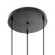 GloboStar® YASAM 203-0022 Vintage Κρεμαστό Φωτιστικό Πλέγμα Τρίφωτο 3 x E27 IP20 Μαύρο Ρατάν - Μ42 x Π42 x Υ54cm GloboStar® YASAM 203-0022 Vintage Κρεμαστό Φωτιστικό Πλέγμα Τρίφωτο 3 x E27 IP20 Μαύρο Ρατάν - Μ42 x Π42 x Υ54cm