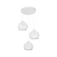 GloboStar® YASAM 203-0023 Vintage Κρεμαστό Φωτιστικό Πλέγμα Τρίφωτο 3 x E27 IP20 Λευκό Ρατάν - Μ42 x Π42 x Υ54cm GloboStar® YASAM 203-0023 Vintage Κρεμαστό Φωτιστικό Πλέγμα Τρίφωτο 3 x E27 IP20 Λευκό Ρατάν - Μ42 x Π42 x Υ54cm