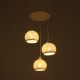 GloboStar® YASAM 203-0023 Vintage Κρεμαστό Φωτιστικό Πλέγμα Τρίφωτο 3 x E27 IP20 Λευκό Ρατάν - Μ42 x Π42 x Υ54cm GloboStar® YASAM 203-0023 Vintage Κρεμαστό Φωτιστικό Πλέγμα Τρίφωτο 3 x E27 IP20 Λευκό Ρατάν - Μ42 x Π42 x Υ54cm