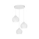 GloboStar® YASAM 203-0023 Vintage Κρεμαστό Φωτιστικό Πλέγμα Τρίφωτο 3 x E27 IP20 Λευκό Ρατάν - Μ42 x Π42 x Υ54cm GloboStar® YASAM 203-0023 Vintage Κρεμαστό Φωτιστικό Πλέγμα Τρίφωτο 3 x E27 IP20 Λευκό Ρατάν - Μ42 x Π42 x Υ54cm