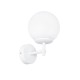 GloboStar® DALPH 203-0030 Vintage Επιτοίχιο Φωτιστικό Απλίκα Μονόφωτο 1 x E27 IP20 Λευκό Μέταλλο με Λευκό Γυαλί - M18 x Π15 x Υ23cm GloboStar® DALPH 203-0030 Vintage Επιτοίχιο Φωτιστικό Απλίκα Μονόφωτο 1 x E27 IP20 Λευκό Μέταλλο με Λευκό Γυαλί - M18 x Π15 x Υ23cm