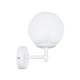 GloboStar® DALPH 203-0030 Vintage Επιτοίχιο Φωτιστικό Απλίκα Μονόφωτο 1 x E27 IP20 Λευκό Μέταλλο με Λευκό Γυαλί - M18 x Π15 x Υ23cm GloboStar® DALPH 203-0030 Vintage Επιτοίχιο Φωτιστικό Απλίκα Μονόφωτο 1 x E27 IP20 Λευκό Μέταλλο με Λευκό Γυαλί - M18 x Π15 x Υ23cm