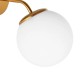 GloboStar® DALPH 203-0033 Vintage Επιτοίχιο Φωτιστικό Απλίκα Μονόφωτο 1 x E27 IP20 Χρυσό Μέταλλο με Λευκό Γυαλί - M15 x Π18 x Υ22.5cm GloboStar® DALPH 203-0033 Vintage Επιτοίχιο Φωτιστικό Απλίκα Μονόφωτο 1 x E27 IP20 Χρυσό Μέταλλο με Λευκό Γυαλί - M15 x Π18 x Υ22.5cm
