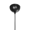 GloboStar® TORUS 203-0063 Μοντέρνο Κρεμαστό Φωτιστικό Καμπάνα Μονόφωτο 1 x E27 IP20 Μαύρο Πλαστικό - Μ10.5 x Π10.5 x Υ18.5cm