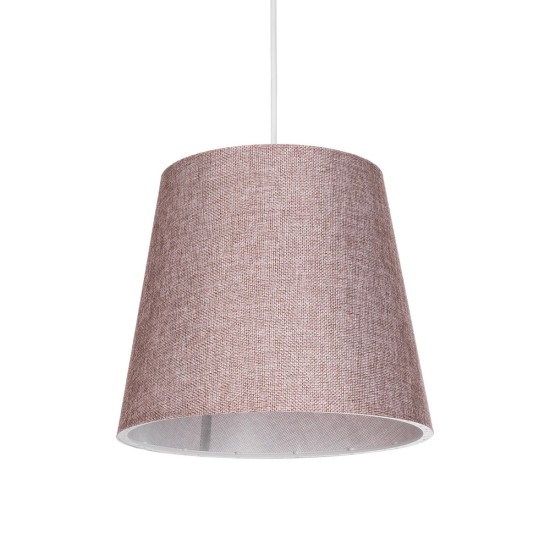 GloboStar® CONEY 203-0072 Μοντέρνο Κρεμαστό Φωτιστικό Καπέλο Μονόφωτο 1 x E27 IP20 Ροζ Ύφασμα - Μ26 x Π26 x Υ25cm GloboStar® CONEY 203-0072 Μοντέρνο Κρεμαστό Φωτιστικό Καπέλο Μονόφωτο 1 x E27 IP20 Ροζ Ύφασμα - Μ26 x Π26 x Υ25cm