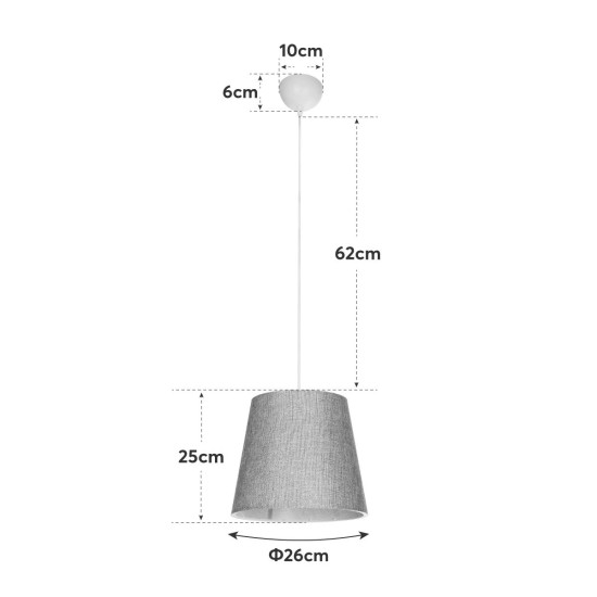 GloboStar® CONEY 203-0072 Μοντέρνο Κρεμαστό Φωτιστικό Καπέλο Μονόφωτο 1 x E27 IP20 Ροζ Ύφασμα - Μ26 x Π26 x Υ25cm GloboStar® CONEY 203-0072 Μοντέρνο Κρεμαστό Φωτιστικό Καπέλο Μονόφωτο 1 x E27 IP20 Ροζ Ύφασμα - Μ26 x Π26 x Υ25cm
