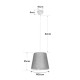 GloboStar® CONEY 203-0072 Μοντέρνο Κρεμαστό Φωτιστικό Καπέλο Μονόφωτο 1 x E27 IP20 Ροζ Ύφασμα - Μ26 x Π26 x Υ25cm GloboStar® CONEY 203-0072 Μοντέρνο Κρεμαστό Φωτιστικό Καπέλο Μονόφωτο 1 x E27 IP20 Ροζ Ύφασμα - Μ26 x Π26 x Υ25cm