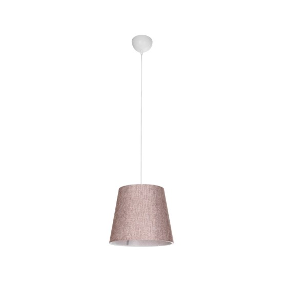 GloboStar® CONEY 203-0072 Μοντέρνο Κρεμαστό Φωτιστικό Καπέλο Μονόφωτο 1 x E27 IP20 Ροζ Ύφασμα - Μ26 x Π26 x Υ25cm GloboStar® CONEY 203-0072 Μοντέρνο Κρεμαστό Φωτιστικό Καπέλο Μονόφωτο 1 x E27 IP20 Ροζ Ύφασμα - Μ26 x Π26 x Υ25cm