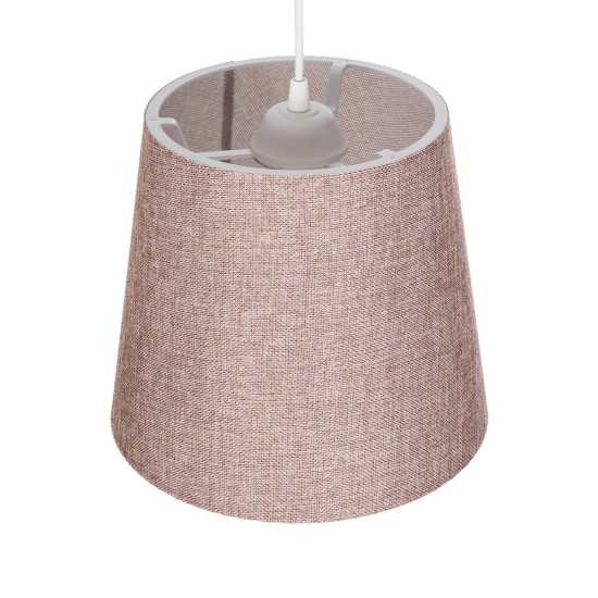 GloboStar® CONEY 203-0072 Μοντέρνο Κρεμαστό Φωτιστικό Καπέλο Μονόφωτο 1 x E27 IP20 Ροζ Ύφασμα - Μ26 x Π26 x Υ25cm GloboStar® CONEY 203-0072 Μοντέρνο Κρεμαστό Φωτιστικό Καπέλο Μονόφωτο 1 x E27 IP20 Ροζ Ύφασμα - Μ26 x Π26 x Υ25cm