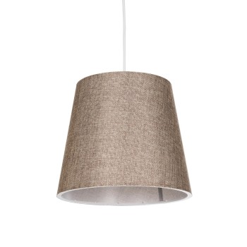 GLOBOSTAR® CONEY 203-0073 Μοντέρνο Κρεμαστό Φωτιστικό Οροφής με Ντουί 1 x E27 AC 220-240V IP20 - Καφέ - Μ26 x Π26 x Υ25cm