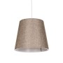 GLOBOSTAR® CONEY 203-0073 Μοντέρνο Κρεμαστό Φωτιστικό Οροφής με Ντουί 1 x E27 AC 220-240V IP20 - Καφέ - Μ26 x Π26 x Υ25cm