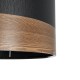 GloboStar® ZYKLUS 203-0101 Μοντέρνο Κρεμαστό Φωτιστικό Καπέλο Μονόφωτο 1 x E27 IP20 Μαύρο Ύφασμα με Καρυδί Ξύλο - Μ36 x Π36 x Υ25cm GloboStar® ZYKLUS 203-0101 Μοντέρνο Κρεμαστό Φωτιστικό Καπέλο Μονόφωτο 1 x E27 IP20 Μαύρο Ύφασμα με Καρυδί Ξύλο - Μ36 x Π36 x Υ25cm