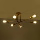 GloboStar® SPIDI 203-0114 Μοντέρνο Φωτιστικό Οροφής Πλέγμα Πολύφωτο 6 x E27 IP20 Ροζ Χρυσό Μέταλλο - Μ61 x Π61 x Υ37cm GloboStar® SPIDI 203-0114 Μοντέρνο Φωτιστικό Οροφής Πλέγμα Πολύφωτο 6 x E27 IP20 Ροζ Χρυσό Μέταλλο - Μ61 x Π61 x Υ37cm