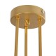 GloboStar® SPIDI 203-0114 Μοντέρνο Φωτιστικό Οροφής Πλέγμα Πολύφωτο 6 x E27 IP20 Ροζ Χρυσό Μέταλλο - Μ61 x Π61 x Υ37cm GloboStar® SPIDI 203-0114 Μοντέρνο Φωτιστικό Οροφής Πλέγμα Πολύφωτο 6 x E27 IP20 Ροζ Χρυσό Μέταλλο - Μ61 x Π61 x Υ37cm