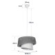 GloboStar® ALINA 203-0129 Μοντέρνο Κρεμαστό Φωτιστικό Καπέλο Μονόφωτο 1 x E27 IP20 Καφέ & Μπεζ Ύφασμα - Μ30 x Π30 x Υ93cm GloboStar® ALINA 203-0129 Μοντέρνο Κρεμαστό Φωτιστικό Καπέλο Μονόφωτο 1 x E27 IP20 Καφέ & Μπεζ Ύφασμα - Μ30 x Π30 x Υ93cm