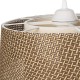 GloboStar® ALINA 203-0129 Μοντέρνο Κρεμαστό Φωτιστικό Καπέλο Μονόφωτο 1 x E27 IP20 Καφέ & Μπεζ Ύφασμα - Μ30 x Π30 x Υ93cm GloboStar® ALINA 203-0129 Μοντέρνο Κρεμαστό Φωτιστικό Καπέλο Μονόφωτο 1 x E27 IP20 Καφέ & Μπεζ Ύφασμα - Μ30 x Π30 x Υ93cm
