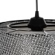 GloboStar® ALINA 203-0130 Μοντέρνο Κρεμαστό Φωτιστικό Καπέλο Μονόφωτο 1 x E27 IP20 Γκρι & Λευκό Ύφασμα - Μ30 x Π30 x Υ93cm GloboStar® ALINA 203-0130 Μοντέρνο Κρεμαστό Φωτιστικό Καπέλο Μονόφωτο 1 x E27 IP20 Γκρι & Λευκό Ύφασμα - Μ30 x Π30 x Υ93cm