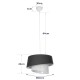 GloboStar® ALINA 203-0131 Μοντέρνο Κρεμαστό Φωτιστικό Καπέλο Μονόφωτο 1 x E27 IP20 Μαύρο & Λευκό Ύφασμα - Μ30 x Π30 x Υ93cm GloboStar® ALINA 203-0131 Μοντέρνο Κρεμαστό Φωτιστικό Καπέλο Μονόφωτο 1 x E27 IP20 Μαύρο & Λευκό Ύφασμα - Μ30 x Π30 x Υ93cm