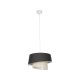 GloboStar® ALINA 203-0131 Μοντέρνο Κρεμαστό Φωτιστικό Καπέλο Μονόφωτο 1 x E27 IP20 Μαύρο & Λευκό Ύφασμα - Μ30 x Π30 x Υ93cm GloboStar® ALINA 203-0131 Μοντέρνο Κρεμαστό Φωτιστικό Καπέλο Μονόφωτο 1 x E27 IP20 Μαύρο & Λευκό Ύφασμα - Μ30 x Π30 x Υ93cm
