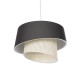 GloboStar® ALINA 203-0131 Μοντέρνο Κρεμαστό Φωτιστικό Καπέλο Μονόφωτο 1 x E27 IP20 Μαύρο & Λευκό Ύφασμα - Μ30 x Π30 x Υ93cm GloboStar® ALINA 203-0131 Μοντέρνο Κρεμαστό Φωτιστικό Καπέλο Μονόφωτο 1 x E27 IP20 Μαύρο & Λευκό Ύφασμα - Μ30 x Π30 x Υ93cm