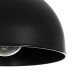 GLOBOSTAR® ΗUT 203-0145 Μοντέρνο Κρεμαστό Φωτιστικό Οροφής με Ντουί 1 x E27 AC 220-240V IP20 - Μάυρο & Χάλκινο - Μ18 x Π18 x Υ18cm GloboStar® ΗUT 203-0145 Μοντέρνο Κρεμαστό Φωτιστικό Καμπάνα Μονόφωτο 1 x E27 IP20 Μάυρο με Χρυσό Πλαστικό - Μ17.5 x Π17.5 x Υ80cm