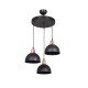 GloboStar® ΗUT 203-0146 Μοντέρνο Κρεμαστό Φωτιστικό Καμπάνα Τρίφωτο 3 x E27 IP20 Μαύρο με Χρυσό Πλαστικό - Μ40 x Π40 x Υ76cm GloboStar® ΗUT 203-0146 Μοντέρνο Κρεμαστό Φωτιστικό Καμπάνα Τρίφωτο 3 x E27 IP20 Μαύρο με Χρυσό Πλαστικό - Μ40 x Π40 x Υ76cm