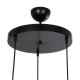 GloboStar® ΗUT 203-0146 Μοντέρνο Κρεμαστό Φωτιστικό Καμπάνα Τρίφωτο 3 x E27 IP20 Μαύρο με Χρυσό Πλαστικό - Μ40 x Π40 x Υ76cm GloboStar® ΗUT 203-0146 Μοντέρνο Κρεμαστό Φωτιστικό Καμπάνα Τρίφωτο 3 x E27 IP20 Μαύρο με Χρυσό Πλαστικό - Μ40 x Π40 x Υ76cm
