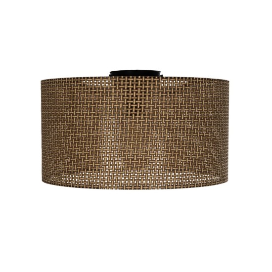 GloboStar® CILIO 203-0156 Μοντέρνο Φωτιστικό Οροφής Καπέλο Μονόφωτο 1 x E27 IP20 Καφέ Διάτρητο Ύφασμα - Μ38 x Π38 x Υ21cm GloboStar® CILIO 203-0156 Μοντέρνο Φωτιστικό Οροφής Καπέλο Μονόφωτο 1 x E27 IP20 Καφέ Διάτρητο Ύφασμα - Μ38 x Π38 x Υ21cm