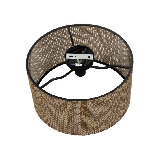 GloboStar® CILIO 203-0156 Μοντέρνο Φωτιστικό Οροφής Καπέλο Μονόφωτο 1 x E27 IP20 Καφέ Διάτρητο Ύφασμα - Μ38 x Π38 x Υ21cm GloboStar® CILIO 203-0156 Μοντέρνο Φωτιστικό Οροφής Καπέλο Μονόφωτο 1 x E27 IP20 Καφέ Διάτρητο Ύφασμα - Μ38 x Π38 x Υ21cm