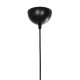 GLOBOSTAR® TRIANGLE 203-0159 Μοντέρνο Κρεμαστό Φωτιστικό Οροφής με Ντουί 1 x E27 AC 220-240V IP20 - Μάυρο - Μ24 x Π24 x Υ22cm GloboStar® TRIANGLE 203-0159 Μοντέρνο Κρεμαστό Φωτιστικό Καμπάνα Μονόφωτο 1 x E27 IP20 Μάυρο Πλαστικό - Μ24 x Π24 x Υ86cm