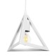 GloboStar® TRIANGLE 203-0164 Μοντέρνο Κρεμαστό Φωτιστικό Καμπάνα Τρίφωτο 3 x E27 IP20 Λευκό Πλαστικό - Μ50 x Π50 x Υ80cm GloboStar® TRIANGLE 203-0164 Μοντέρνο Κρεμαστό Φωτιστικό Καμπάνα Τρίφωτο 3 x E27 IP20 Λευκό Πλαστικό - Μ50 x Π50 x Υ80cm