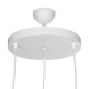 GloboStar® TRIANGLE 203-0164 Μοντέρνο Κρεμαστό Φωτιστικό Καμπάνα Τρίφωτο 3 x E27 IP20 Λευκό Πλαστικό - Μ50 x Π50 x Υ80cm GloboStar® TRIANGLE 203-0164 Μοντέρνο Κρεμαστό Φωτιστικό Καμπάνα Τρίφωτο 3 x E27 IP20 Λευκό Πλαστικό - Μ50 x Π50 x Υ80cm