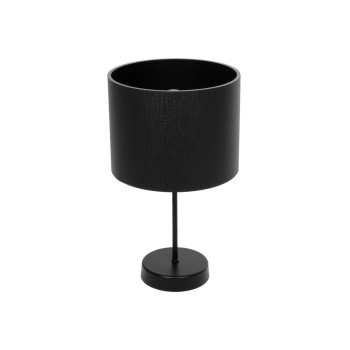 GLOBOSTAR® WIZ 203-0178 Μοντέρνο Επιτραπέζιο Φωτιστικό Πορτατίφ με Ντουί 1 x E27 AC 220-240V IP20 - Μαύρο - Μ22 x Π22 x Υ36.5cm