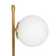 GloboStar® GLOBUS 203-0182 Μοντέρνο Επιτραπέζιο Φωτιστικό Μονόφωτο 1 x E27 IP20 Χρυσο Μέταλλο με Γαλακτερή Γυάλινη Μπάλα- Μ21 x Π16.5 x Υ45cm GloboStar® GLOBUS 203-0182 Μοντέρνο Επιτραπέζιο Φωτιστικό Μονόφωτο 1 x E27 IP20 Χρυσο Μέταλλο με Γαλακτερή Γυάλινη Μπάλα- Μ21 x Π16.5 x Υ45cm